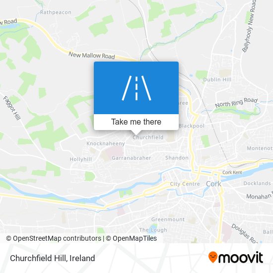 Churchfield Hill map