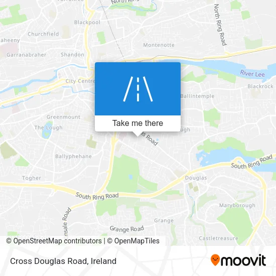 Cross Douglas Road map
