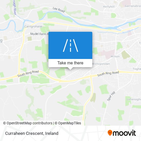 Curraheen Crescent map