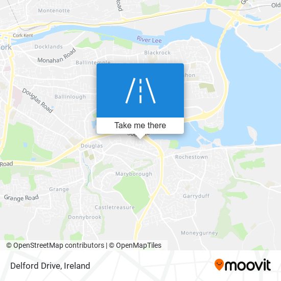 Delford Drive map