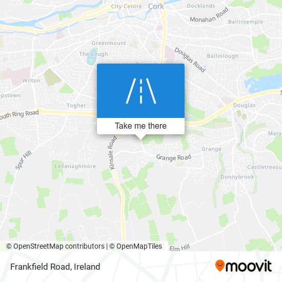 Frankfield Road map