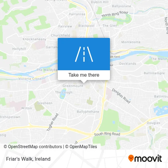 Friar's Walk map