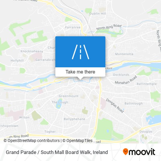 Grand Parade / South Mall Board Walk map