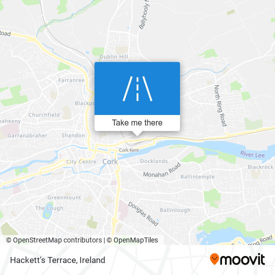 Hackett's Terrace map