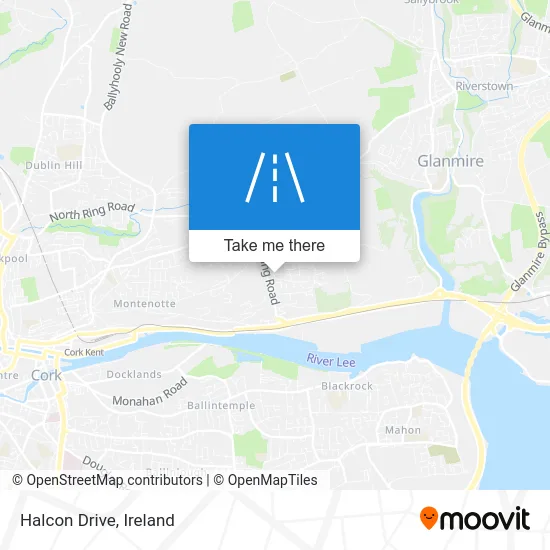 Halcon Drive map