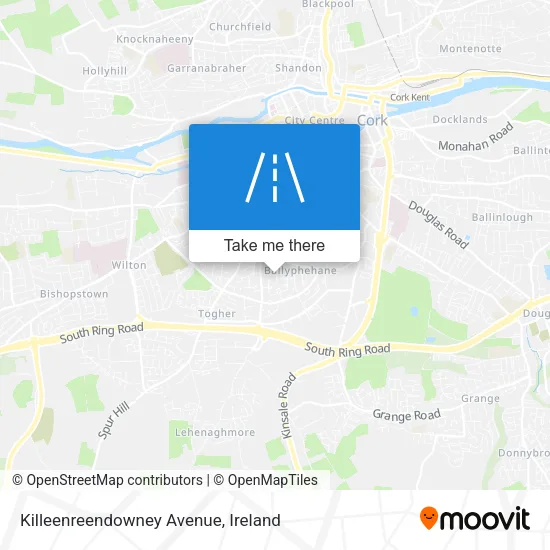 Killeenreendowney Avenue map