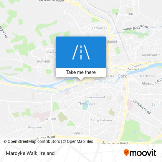 Mardyke Walk map