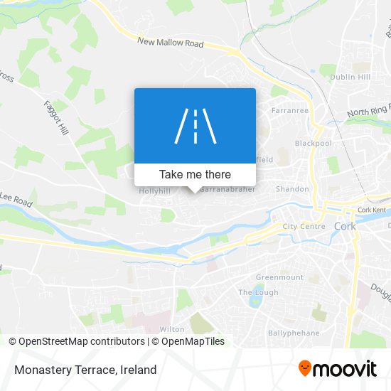 Monastery Terrace map