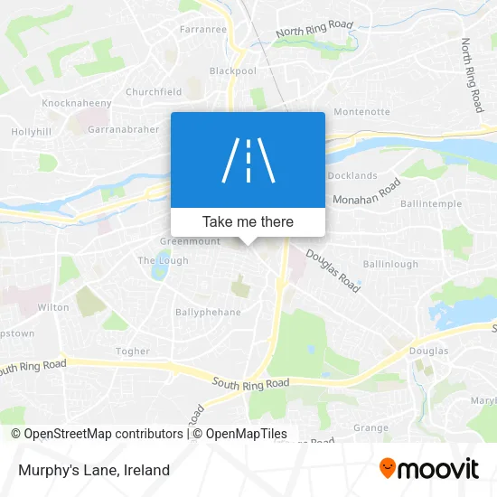 Murphy's Lane map