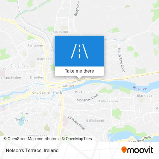 Nelson's Terrace map