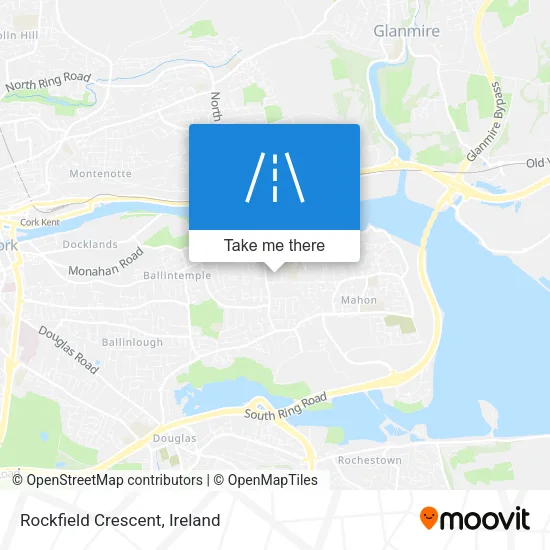 Rockfield Crescent map