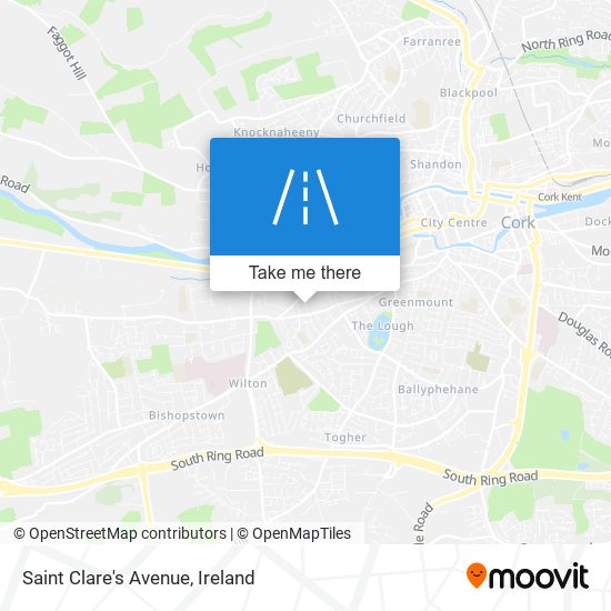 Saint Clare's Avenue map