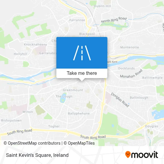 Saint Kevin's Square map