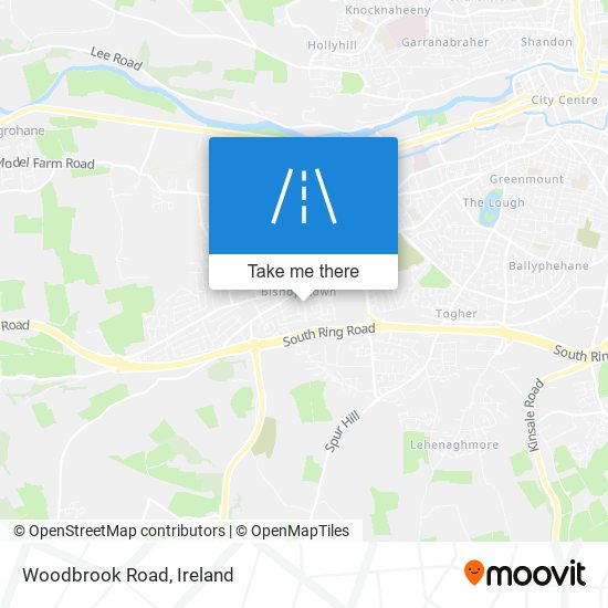 Woodbrook Road map