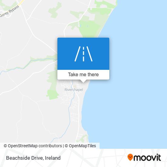 Beachside Drive map