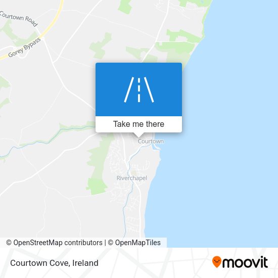 Courtown Cove map