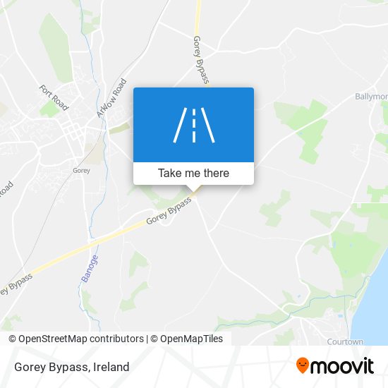 Gorey Bypass map