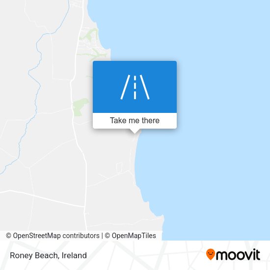 Roney Beach map