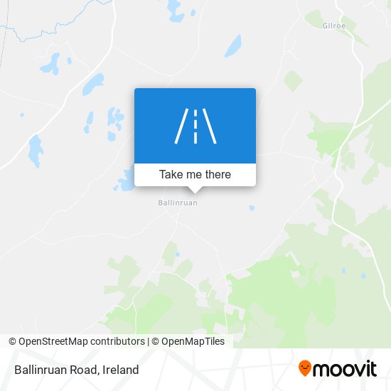 Ballinruan Road map