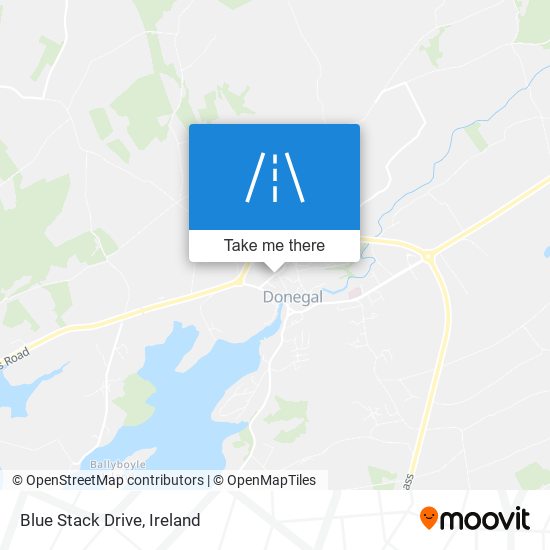 Blue Stack Drive map