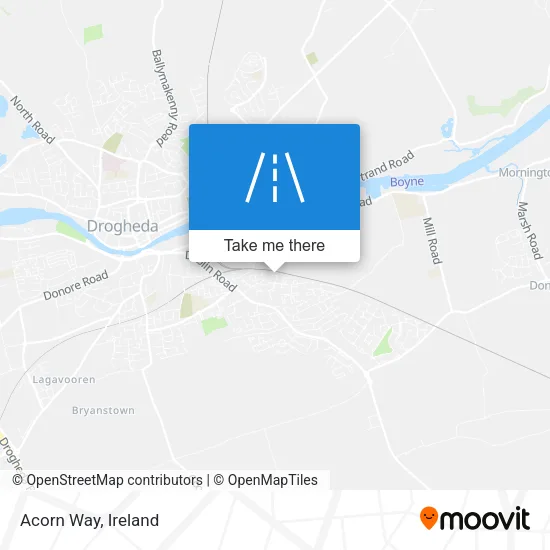 Acorn Way map