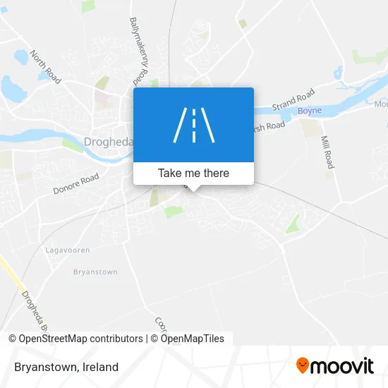 Bryanstown map