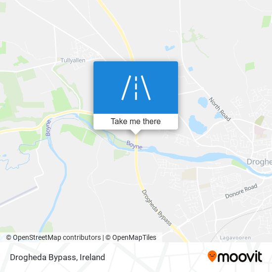 Drogheda Bypass map