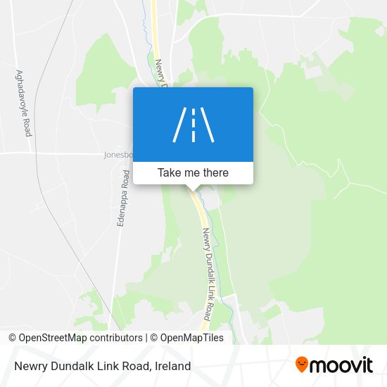 Newry Dundalk Link Road map