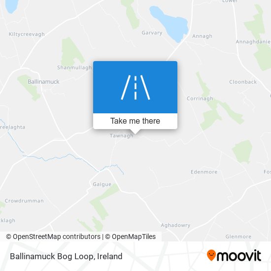 Ballinamuck Bog Loop map