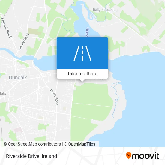 Riverside Drive map