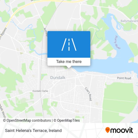 Saint Helena's Terrace map