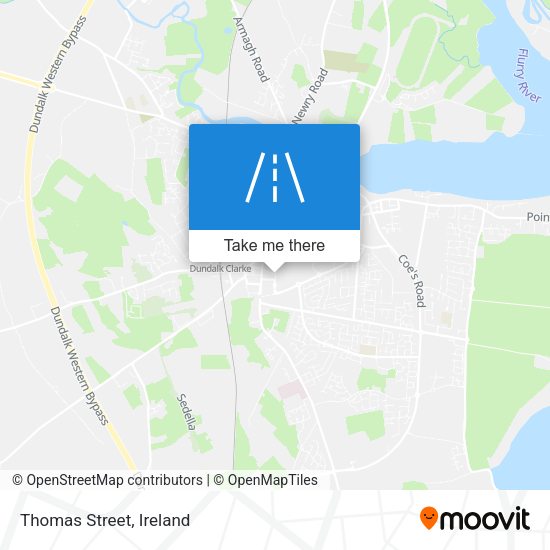 Thomas Street map