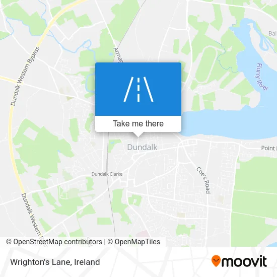 Wrighton's Lane map