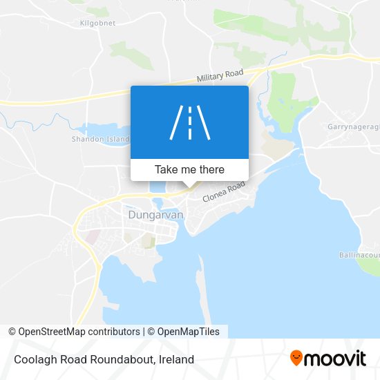 Coolagh Road Roundabout map