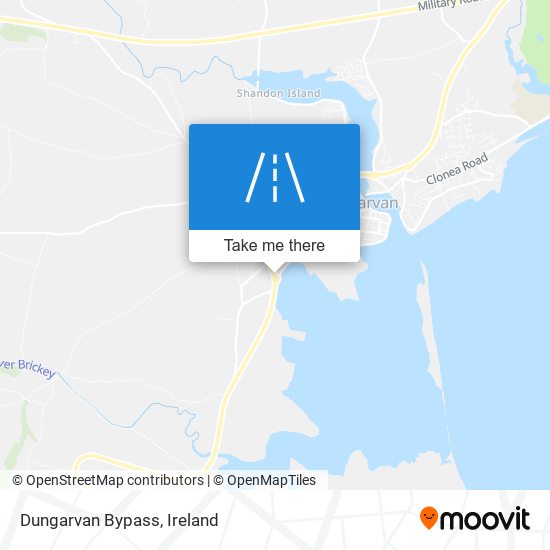Dungarvan Bypass map