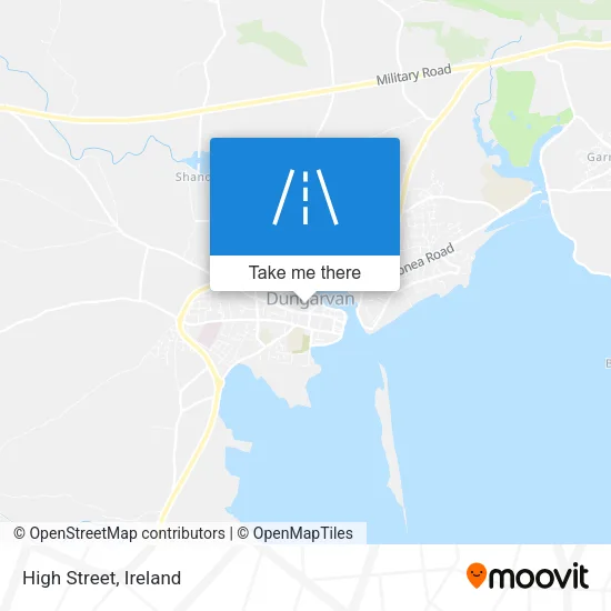 High Street map