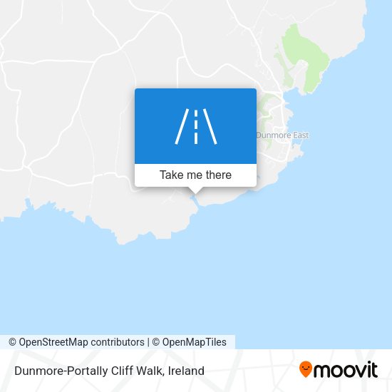 Dunmore-Portally Cliff Walk map