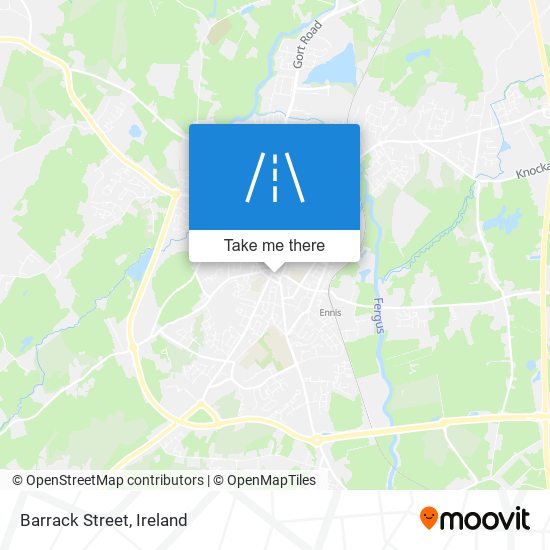Barrack Street map