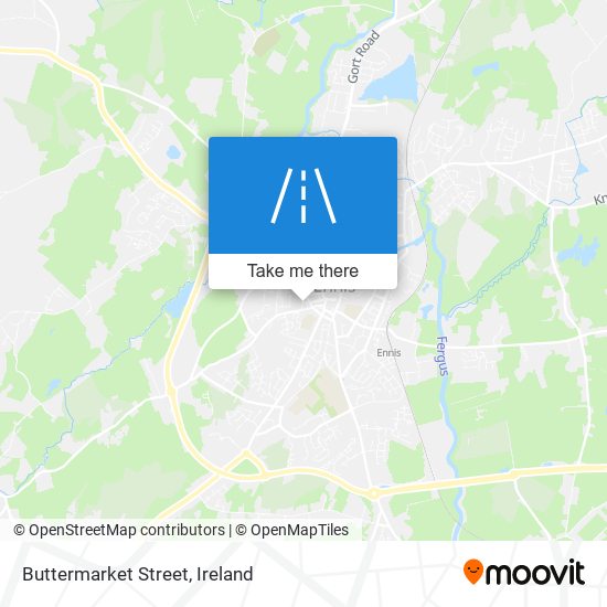 Buttermarket Street map