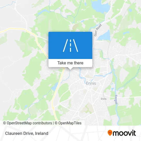 Claureen Drive map