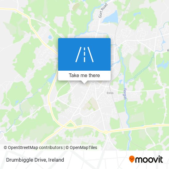 Drumbiggle Drive map