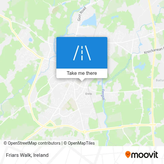 Friars Walk map
