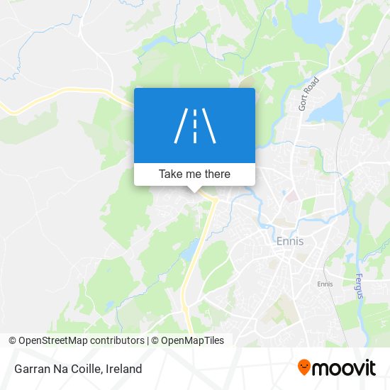 Garran Na Coille map