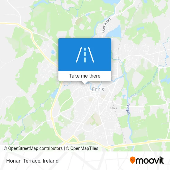 Honan Terrace map