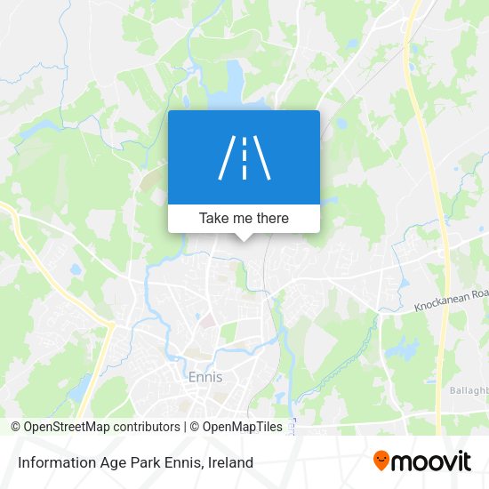 Information Age Park Ennis map