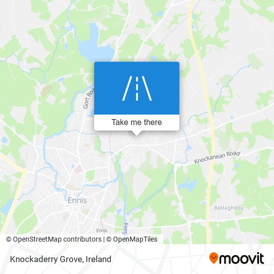 Knockaderry Grove map