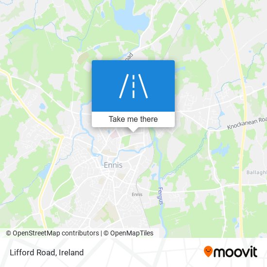 Lifford Road map