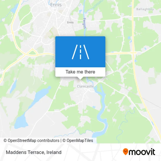 Maddens Terrace map
