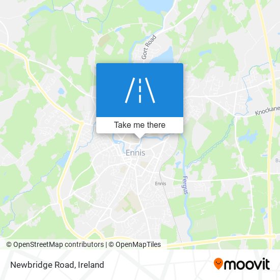 Newbridge Road map