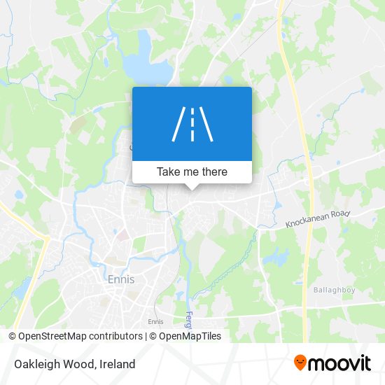 Oakleigh Wood map